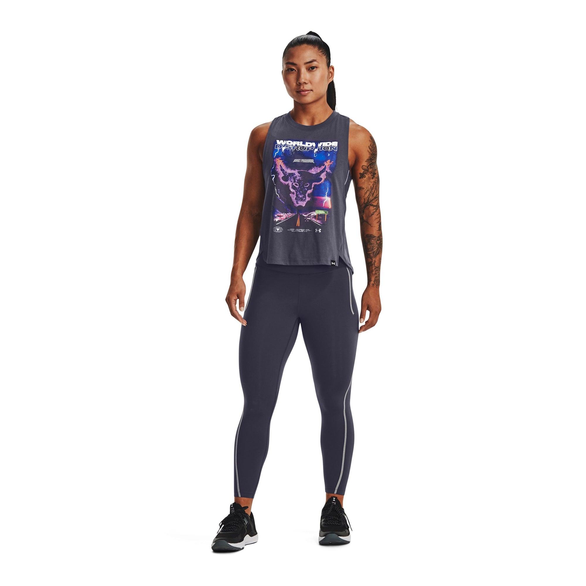 Áo ba lỗ thể thao nữ Under Armour Pjt Rock Worldwide - 1373775-558