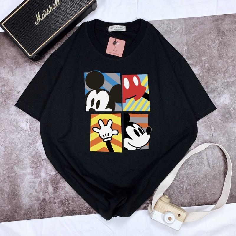 Áo Thun Tay Ngắn UNISEX MICKEY - Hình chụp thật