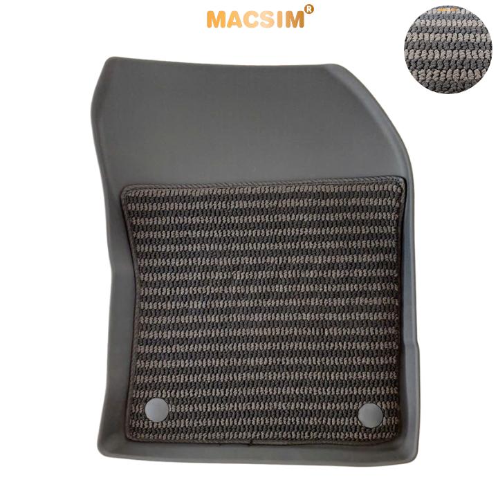 Thảm Lót Sàn 2 Lớp TPE Macsim Toyota Corolla Altis 2022-Nay Chuẩn Form, Bền, Không Mùi (sd3 xám đen ct)
