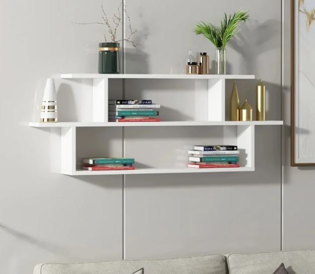 Kệ Gỗ Xếp Tầng Treo Tường Hiện Đại Juno Sofa CTKT502 KT 120 x 40 x 20cm