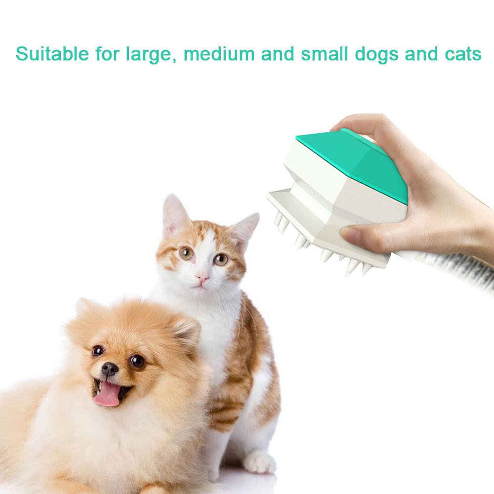 Dụng cụ vòi hoa sen tắm cho thú cưng kết hợp với bàn chải lông 2 trong 1