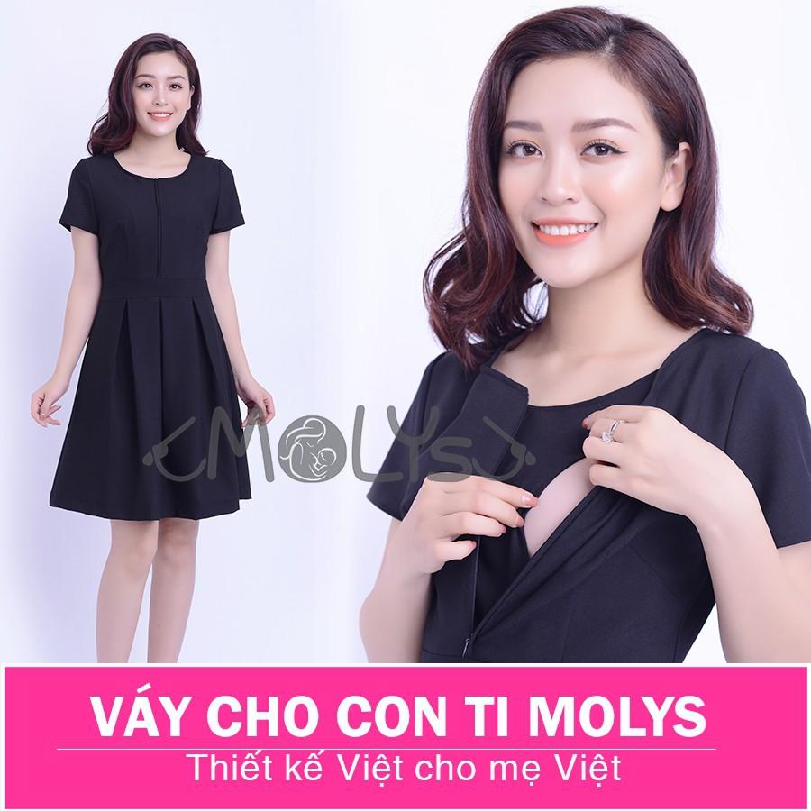 Đầm bầu công sở kết hợp cho con bú sau sinh sau sinh T3001 , CAM KẾT 7 NGÀY ĐỔI TRẢ