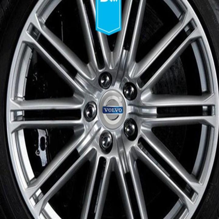 Logo chụp mâm, ốp lazang bánh xe ô tô Volvo, đường kính 64mm