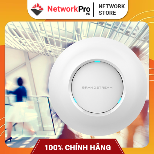 Bộ Phát WiFi Grandstream GWN7615 - Hỗ Trợ 200+ User, Chuẩn AC MU-MIMO 1,75Gbps
