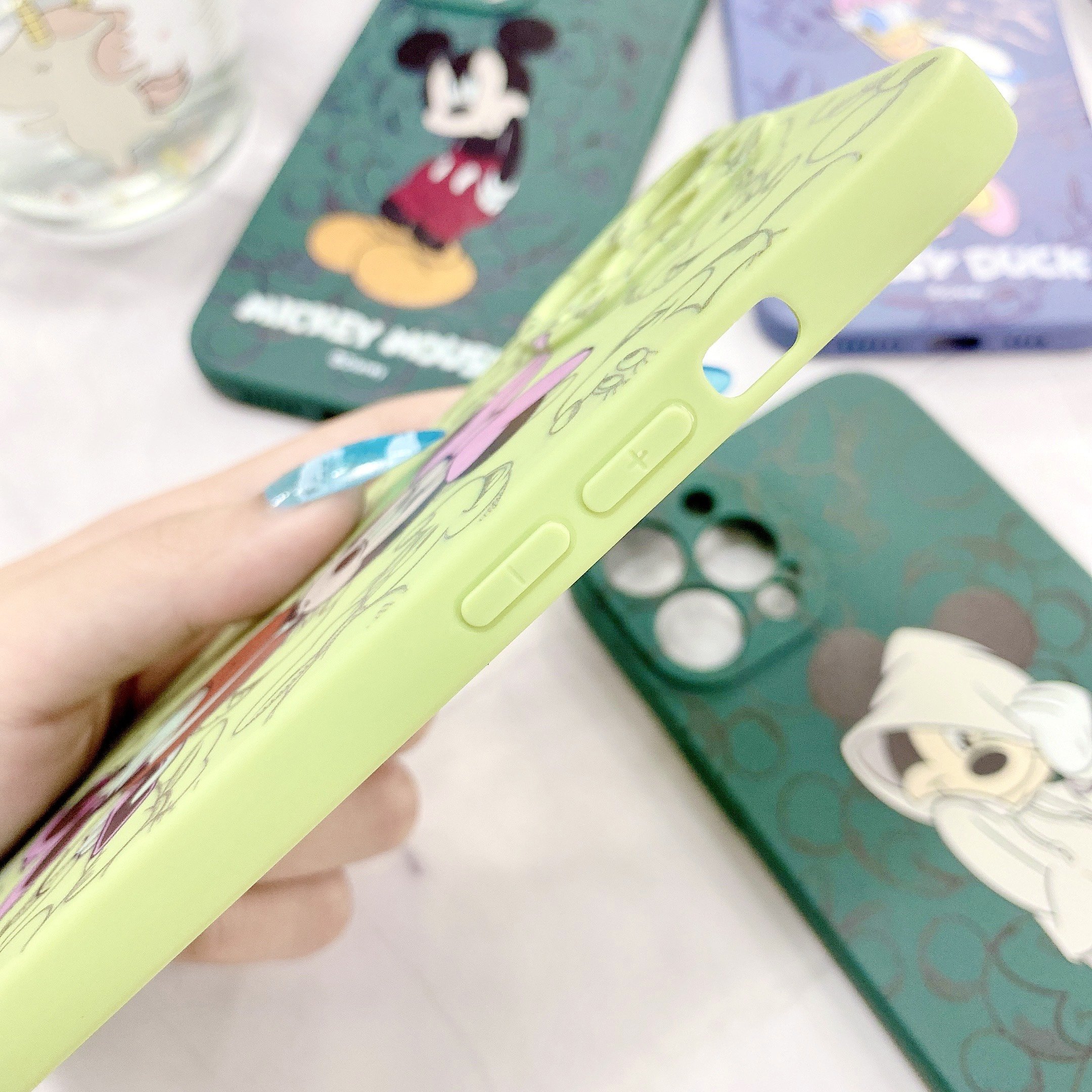 Lưng Case Dẻo Hình Micke.y & Dona.l Ngộ Nghĩnh Chống Trầy Xước Dành Cho Iphone 6/6s Đến 12 ProMax