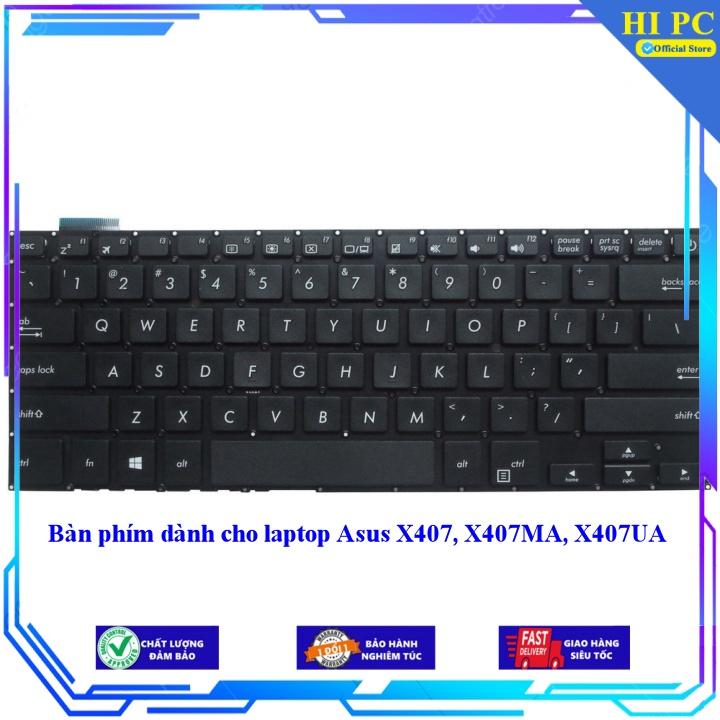 Bàn phím dành cho laptop Asus X407 X407MA X407UA - Phím Zin - Hàng Nhập Khẩu