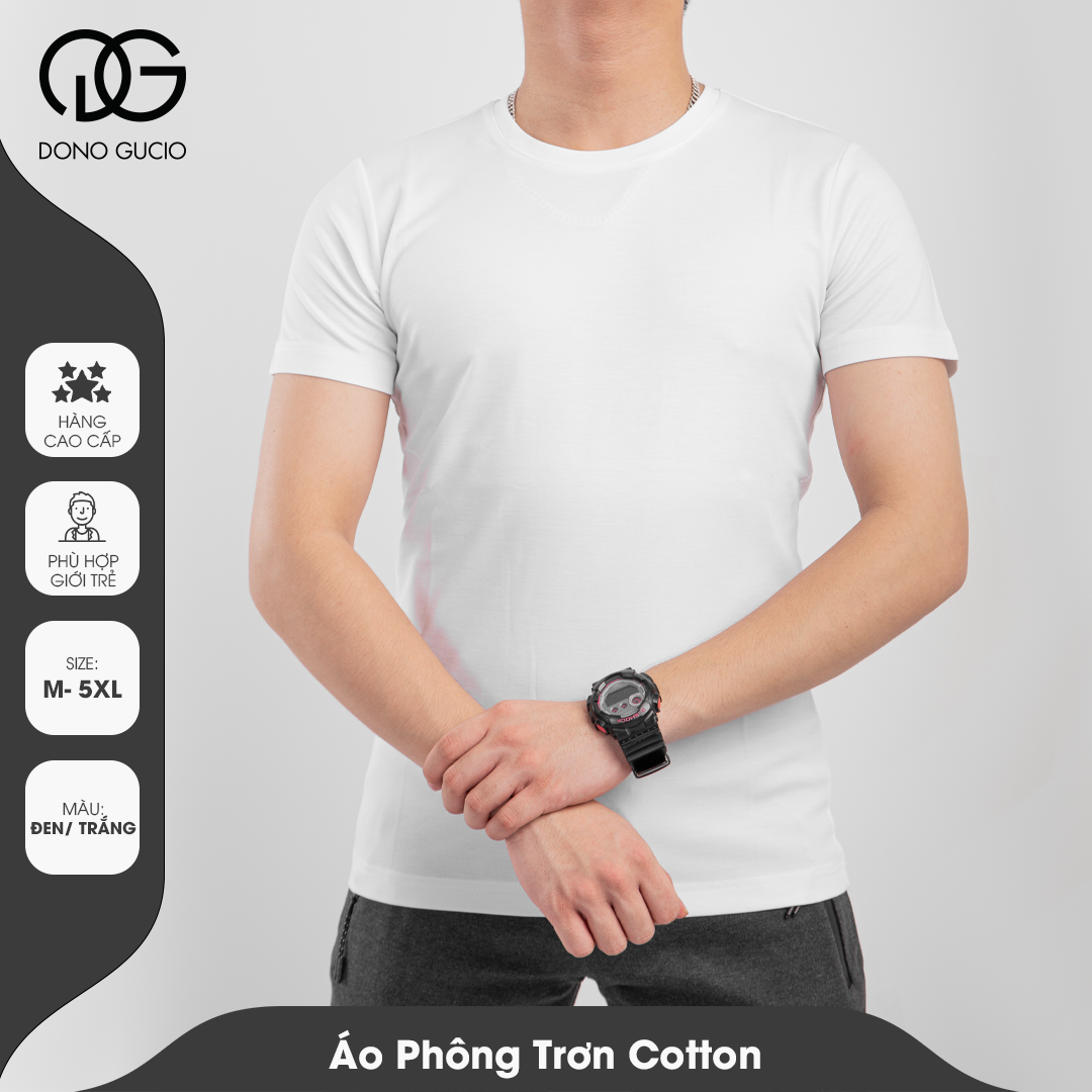 Áo phông trơn CHẤT TỐT NHẤT áo phông nam chất cotton mặc thoáng mát bền đẹp, chống giãn tốt nhất