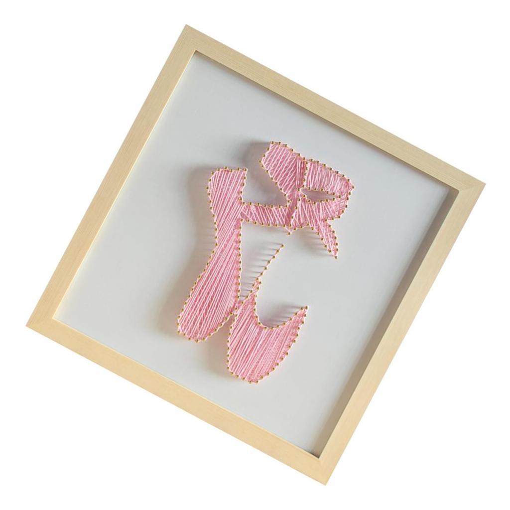 String Art Kit - Dance Shoes String Art, Adult Crafts Kit, Arts and Crafts Set, DIY Kit, Crafts Kit, Kits for Adults, All Crafting Supplies Included