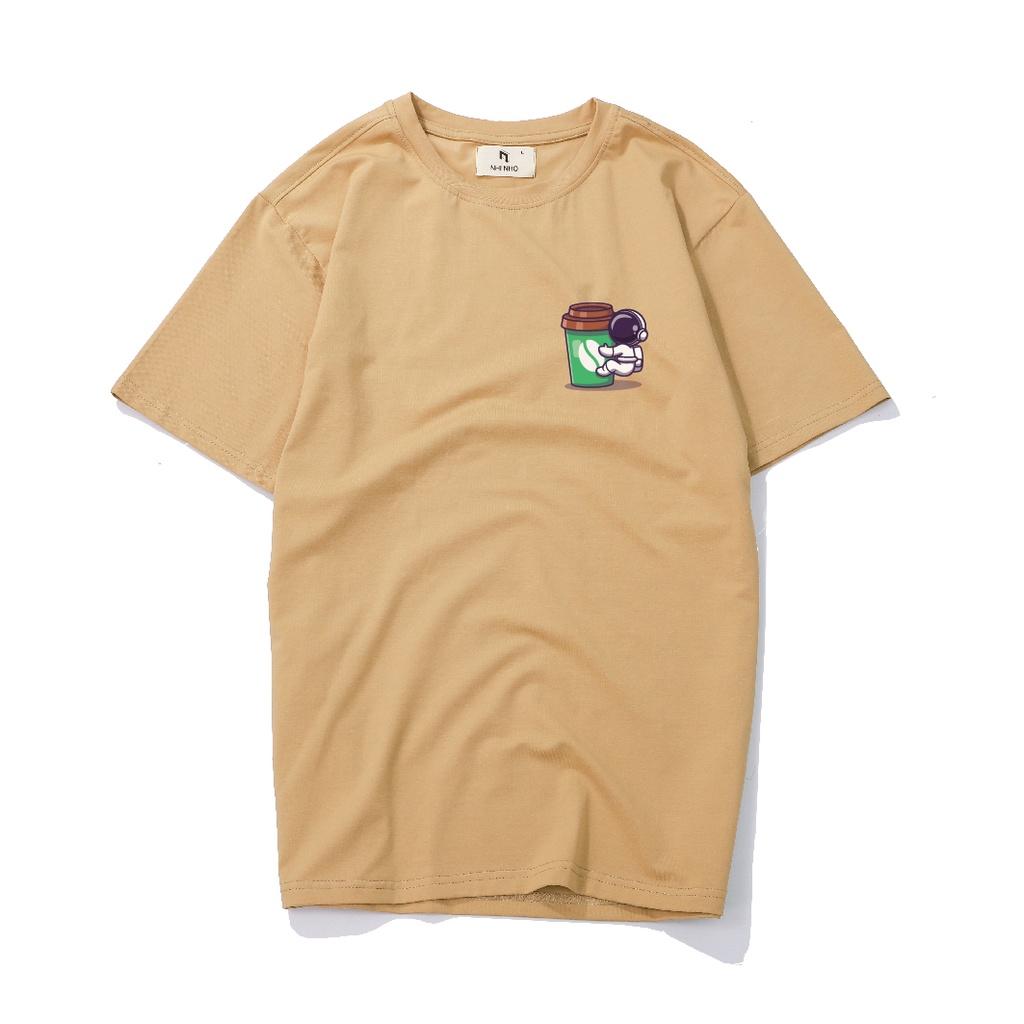Áo thun Unisex phi họa tiết phi hành gia