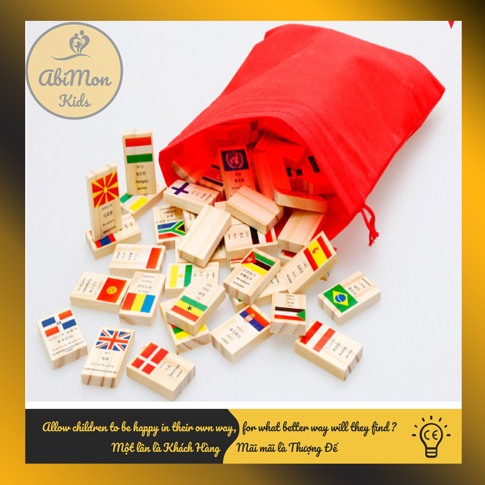 Domino Gỗ Số Đếm  || Montessori cao cấp || Đồ chơi Gỗ - Giáo dục - An toàn - Thông minh