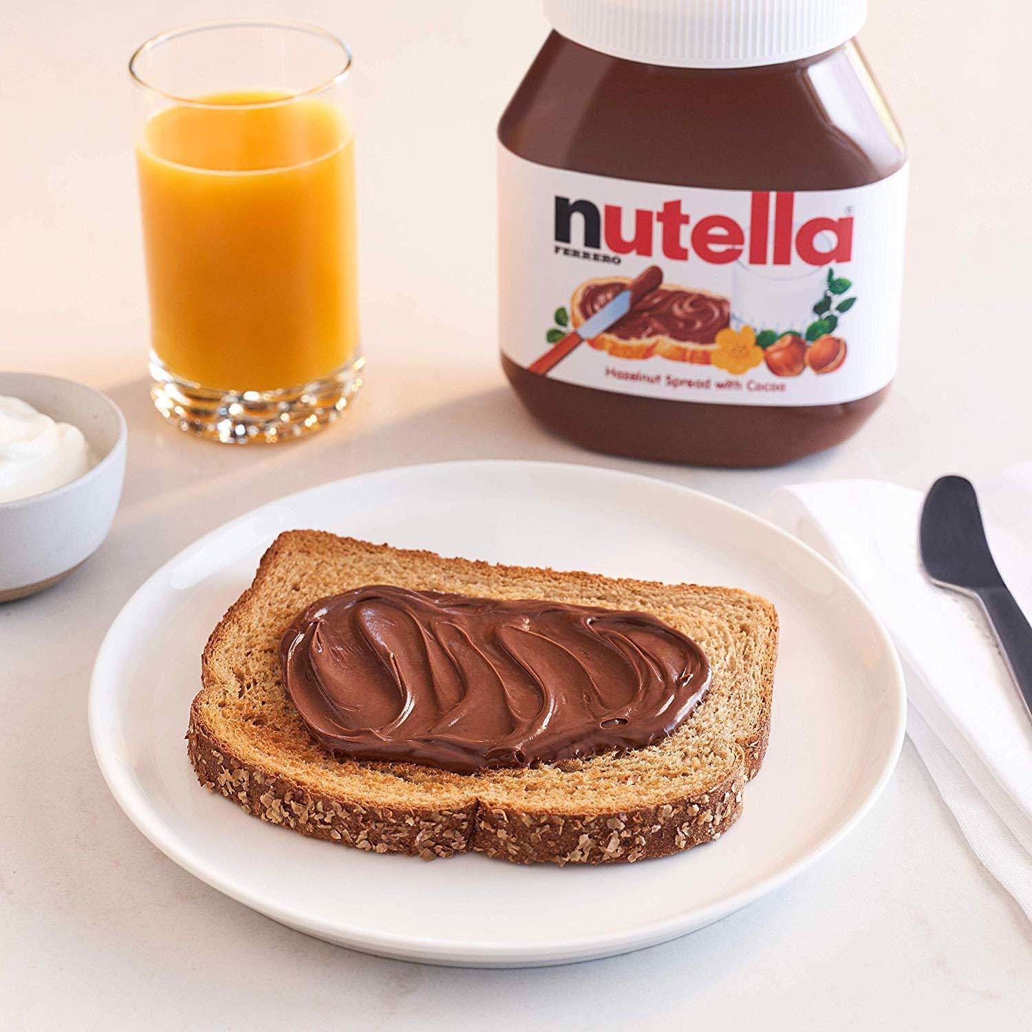 Mứt Nutella hạt phỉ và cacao 350g cúa Mỹ - Hazelnut spread with cocoa 350g - hủ thủy tinh