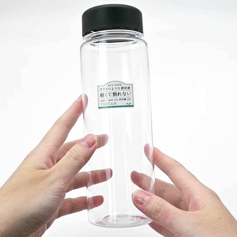 Bình nước nhựa Tritan Ecozen 500ml - Black Lid