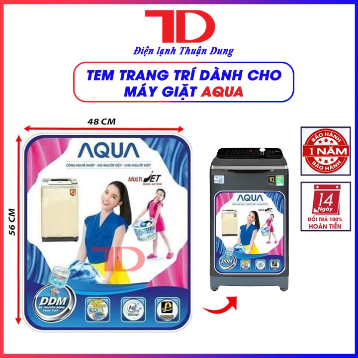 TEM DÁN MÁY GIẶT SANYO 9KG CH