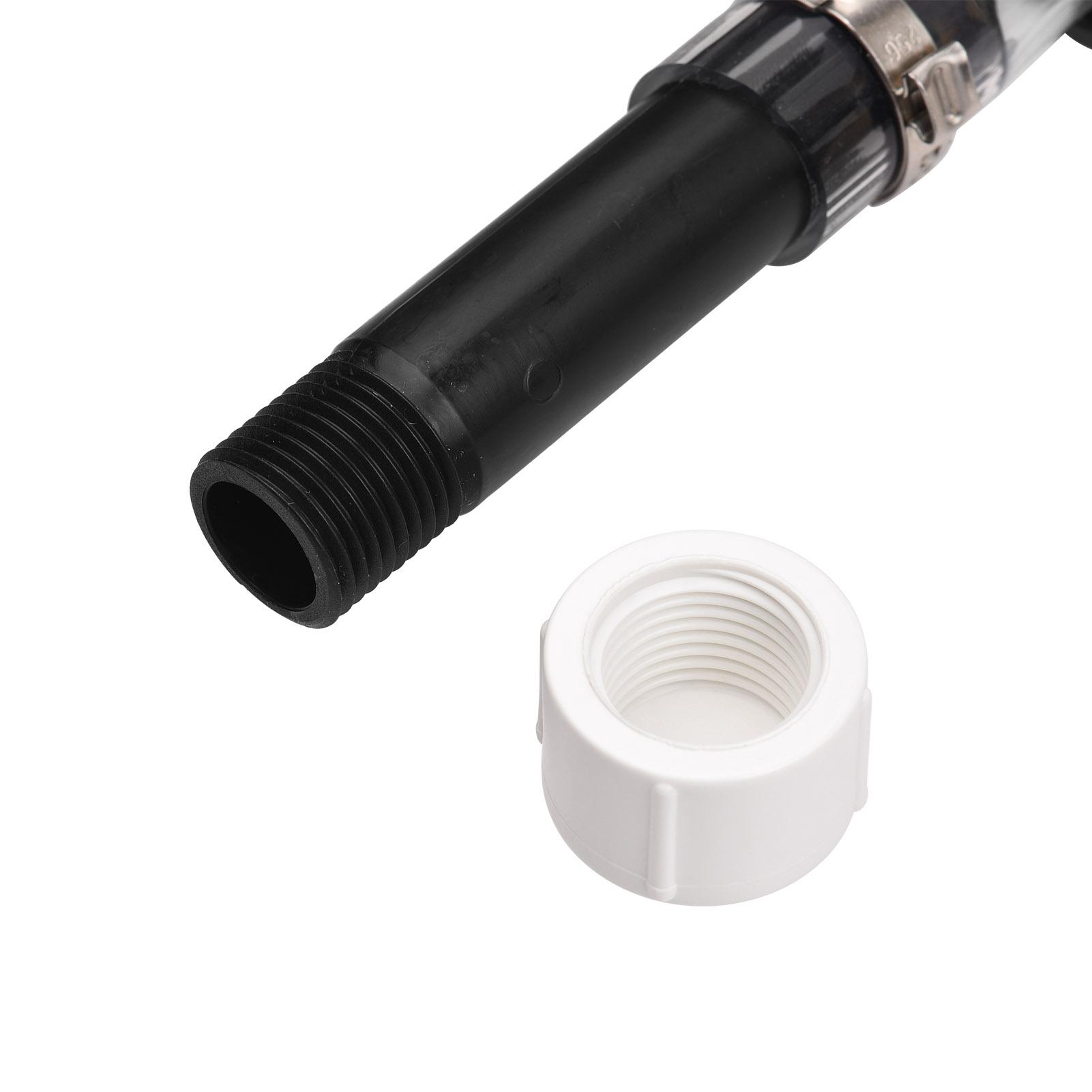 Racing Fuel Filler Hose with Hose Bender Gas Can Fuel Rubber Tubing Hose with Plastic Holder Compatible with VP Racing Fuel, Jegs Jugs, LC2 Jugs, Scribner Fuel Jugs