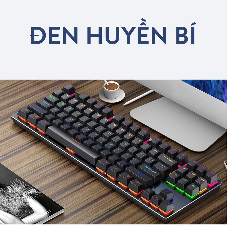 Bàn phím cơ Coputa Bàn phím cơ TKL gaming chơi game Full LED RGB K550