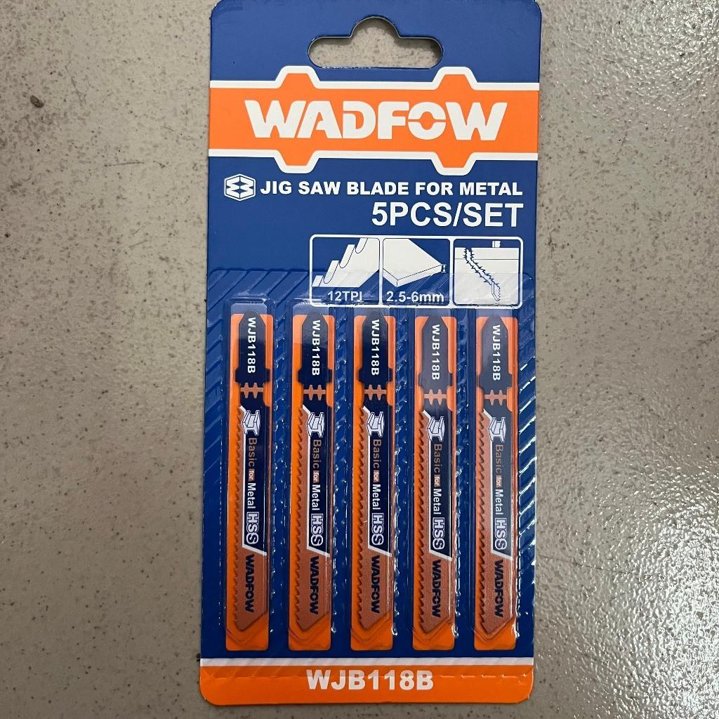 BỘ 5 LƯỠI CƯA LỌNG CẮT KIM LOẠI 50MM WJB118B WADFOW - HÀNG CHÍNH HÃNG