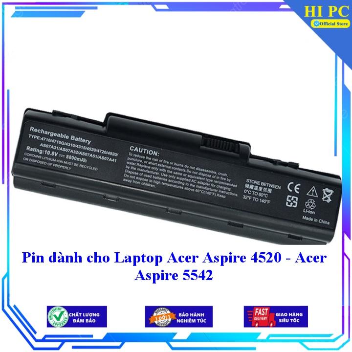 Pin dành cho Laptop Acer Aspire 4520 Acer Aspire 5542 - Hàng Nhập Khẩu