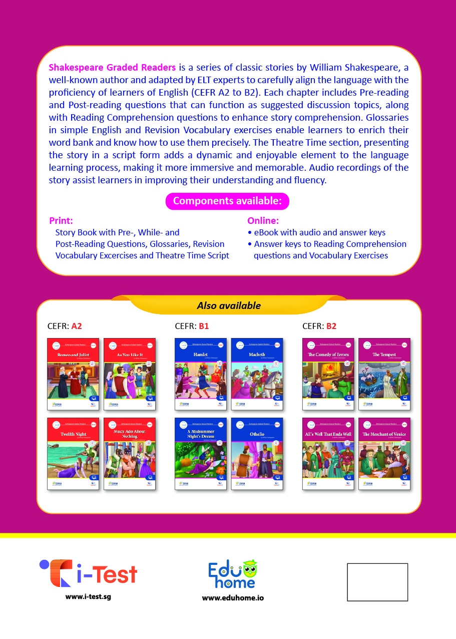 Combo truyện đọc Shakespeare Graded Readers - CEFR B2