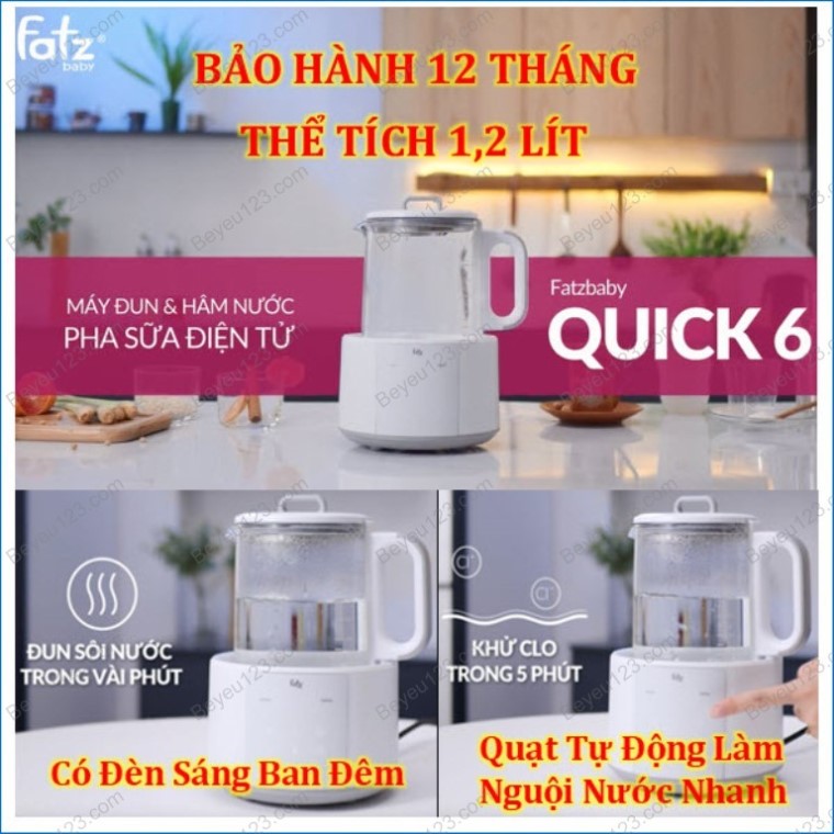 Máy đun nước và hâm nước pha sữa điện từ Quick 6