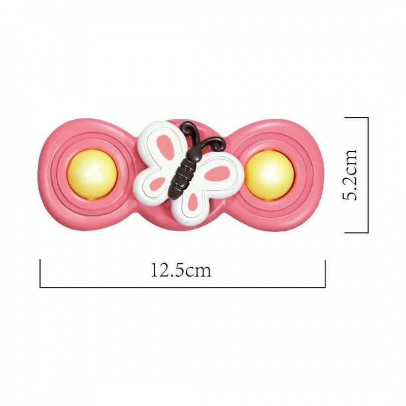 Combo 3 đồ chơi con Quay Spinner Dán Tường, Thiết Kế Hình Động Vật Hoạt Hình Độc Đáo Dành Cho Bé
