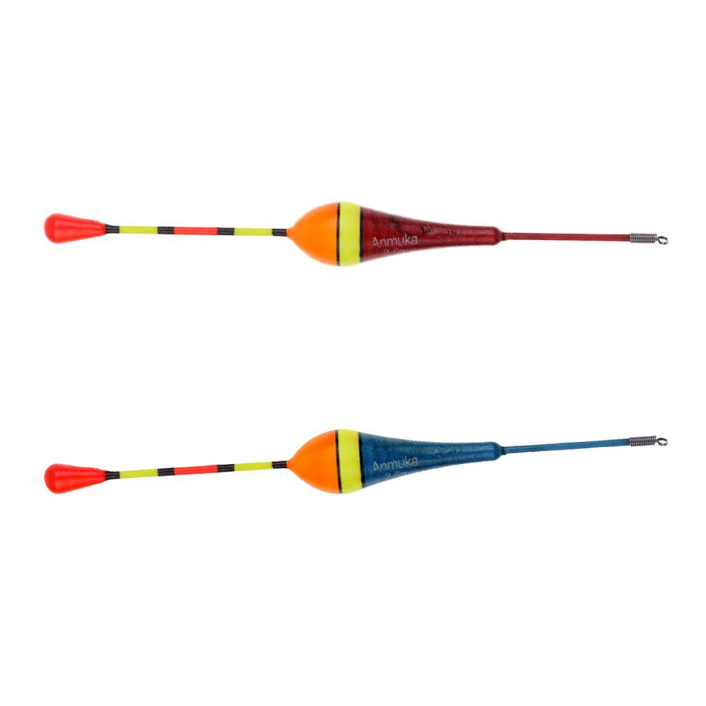 2Pcs 2.5g Fishing Paulownia Wood Floats Bobbers Fishing Bait Indicator Rock Fishing Carp Coarse Fishing Tackle Saltwater Freshwater