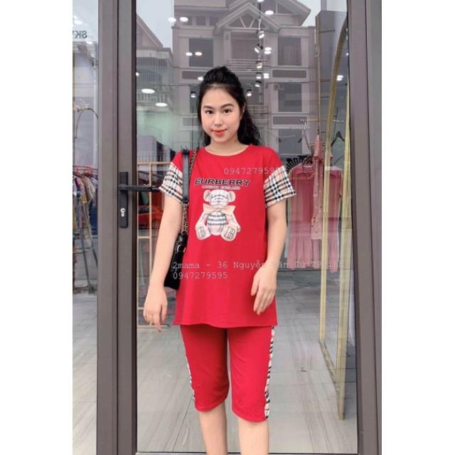 Bộ bầu cao cấpchất đẹp 100% cottonsiêu mát siêu mềm siêu mịn, thấm hút mồ hôi Free size 43~68kg