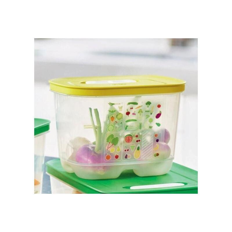 Hộp Ventsmart Tupperware 1.8L, Hộp Trữ Rau Củ Trái Cây, Trữ Mát Có Nút Hô Hấp