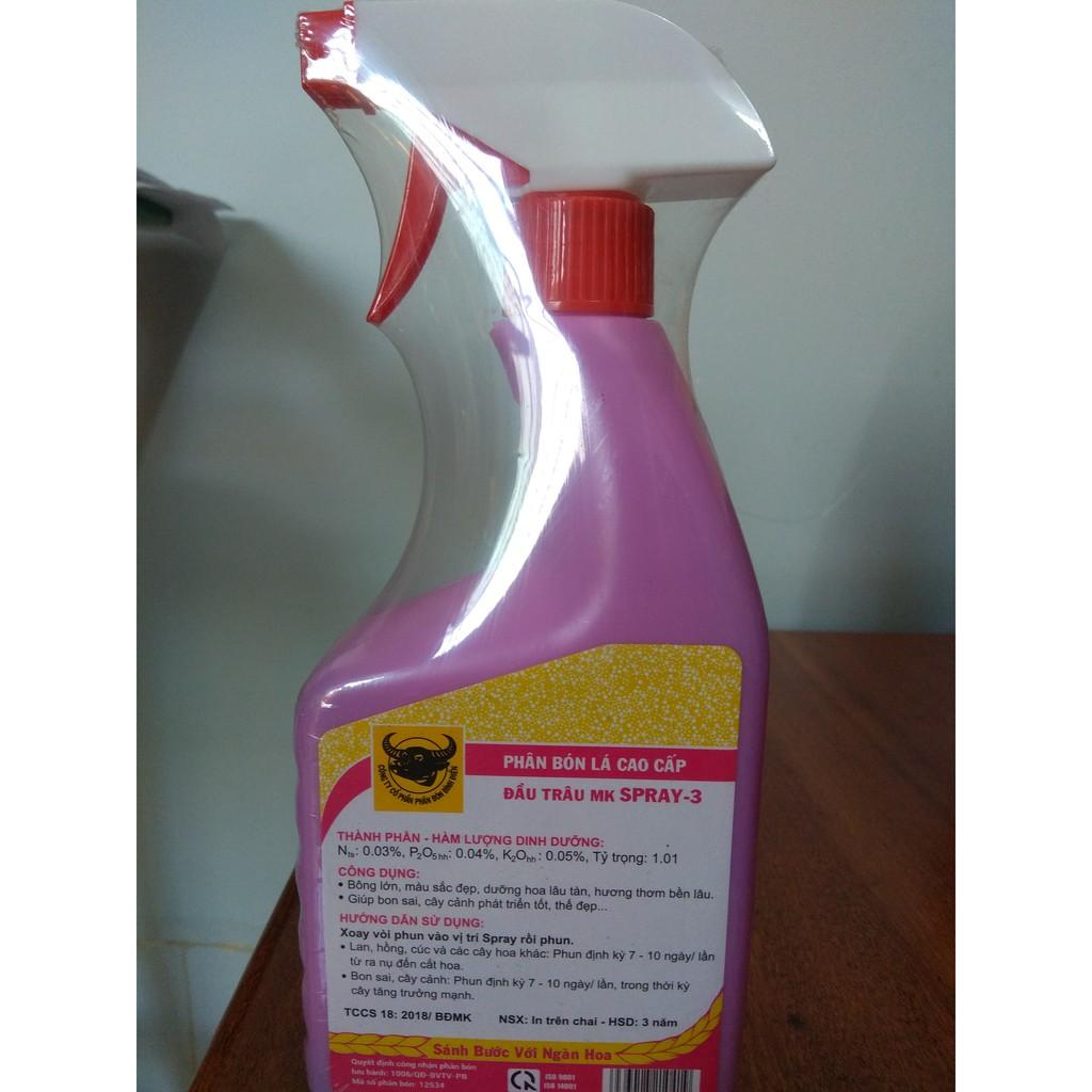 Đầu trâu Spray 3 dưỡng hoa lâu tàn - 500ml