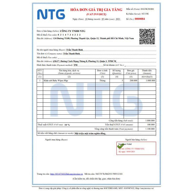 KHĂN GIẤY ƯỚT BABY WIPES