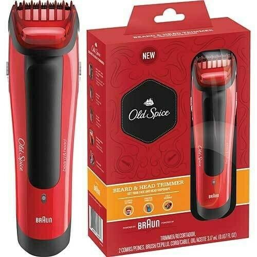 Tông đơ cắt tóc Braun Old Spice Beard &amp; Head Trimmer | Bảo Hành 2 Năm