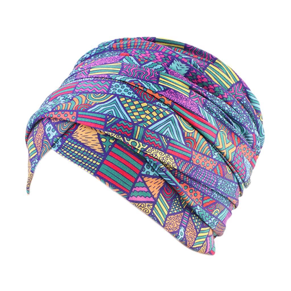 Ethnic Style Beanie Cap Hat Chemo Cap Skull Cap for Women