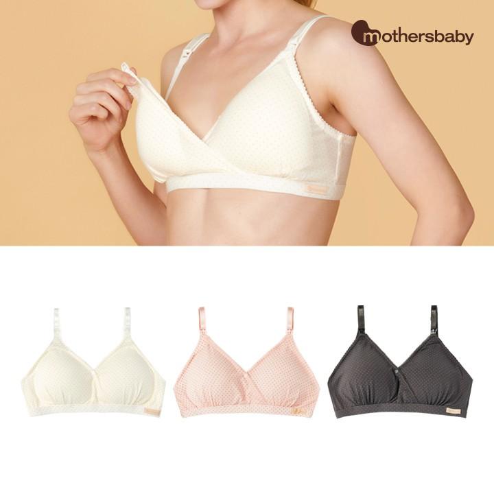 Áo Lót Bầu Sau Sinh Cho Con Bú Chống Chảy Xệ Cao Cấp Chất Liệu Tencel Thương Hiệu Mothersbaby Hàn Quốc