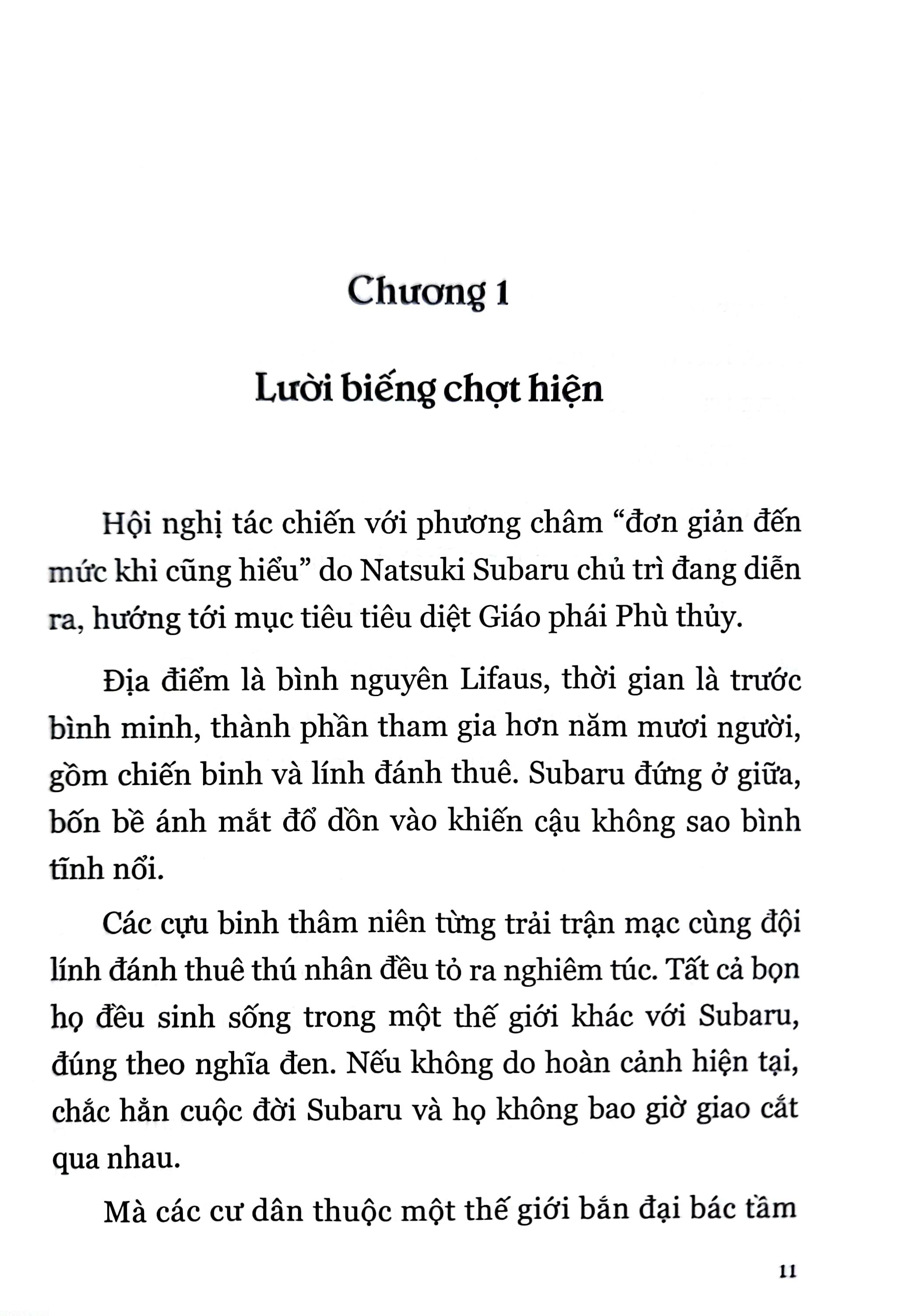 Sách Re:Zero - Tập 8