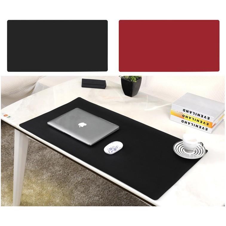 Thảm Trải Bàn Làm Việc DeskPad Da Size Lớn 120x60, 120x50, 100x50...Kiêm Miếng Lót Chuột Máy Tính Cỡ Lớn Nhiều Màu