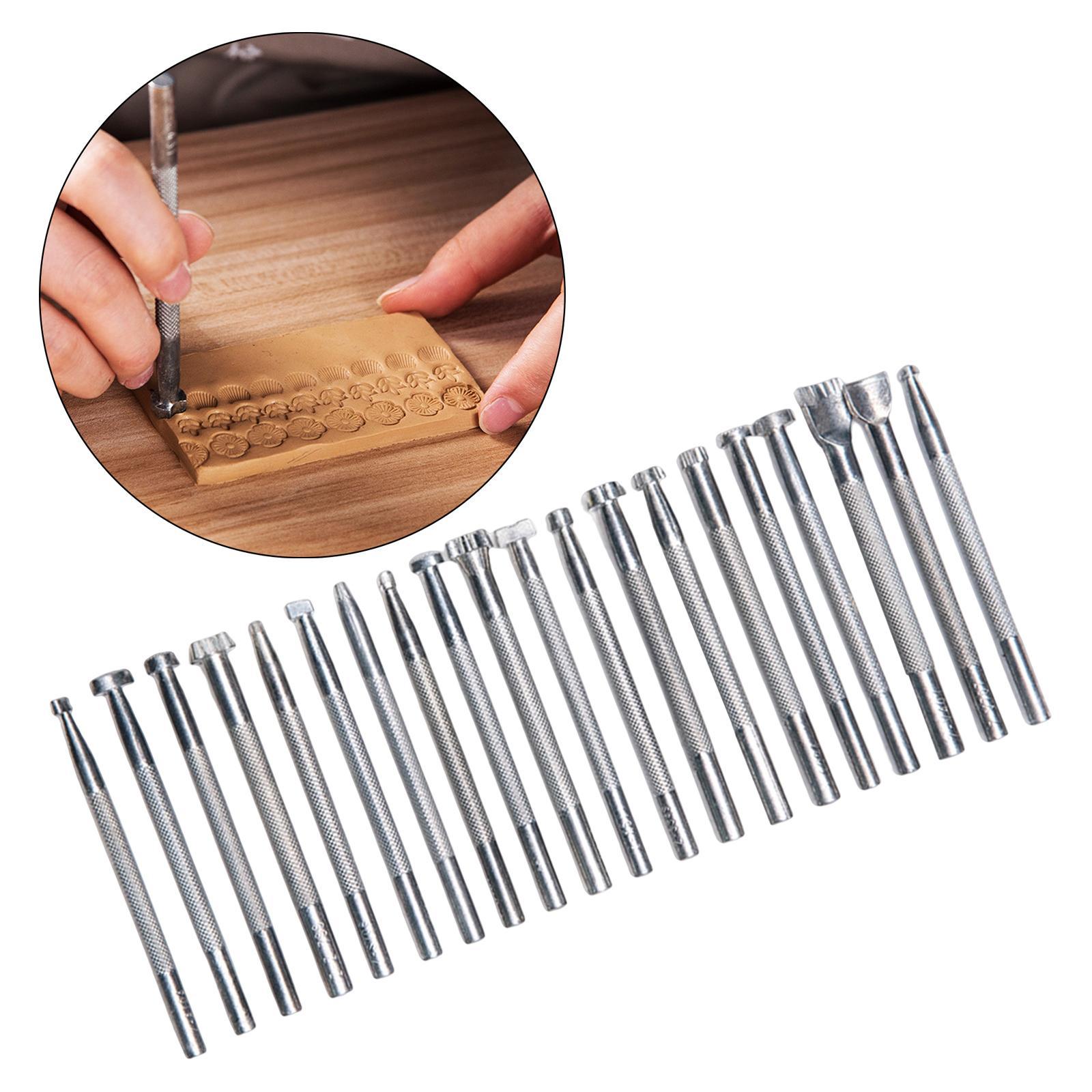 Ceramic Art Alloy Printing Tools Artworks Pottery Mud Shaping Tools for Students