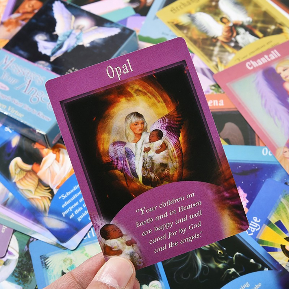 Bài Oracle Messages From Your Angels 44 Lá Bài Tặng File Tiếng Anh Và Đá Thanh Tẩy