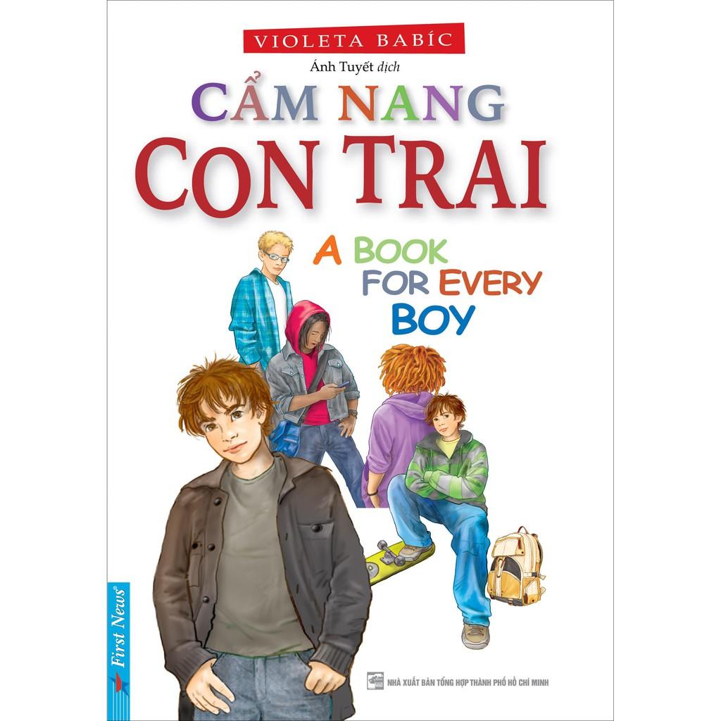 Sách - Combo Cẩm Nang Con Trai + Bạn Trai Tháo Vát + Giải Ngố Cho Con Trai - First News