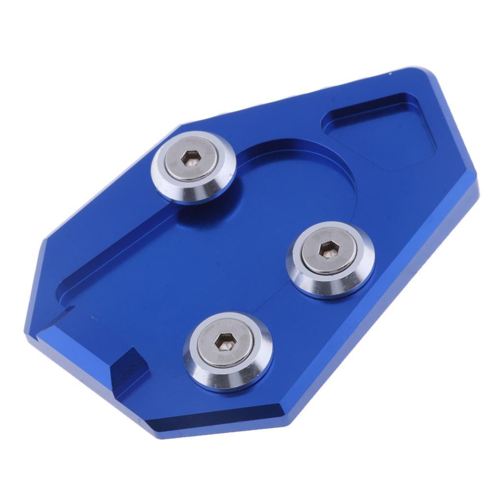 Blue Heavy Duty Motorbike Kickstand Stand Extension Plate for  CB1000R