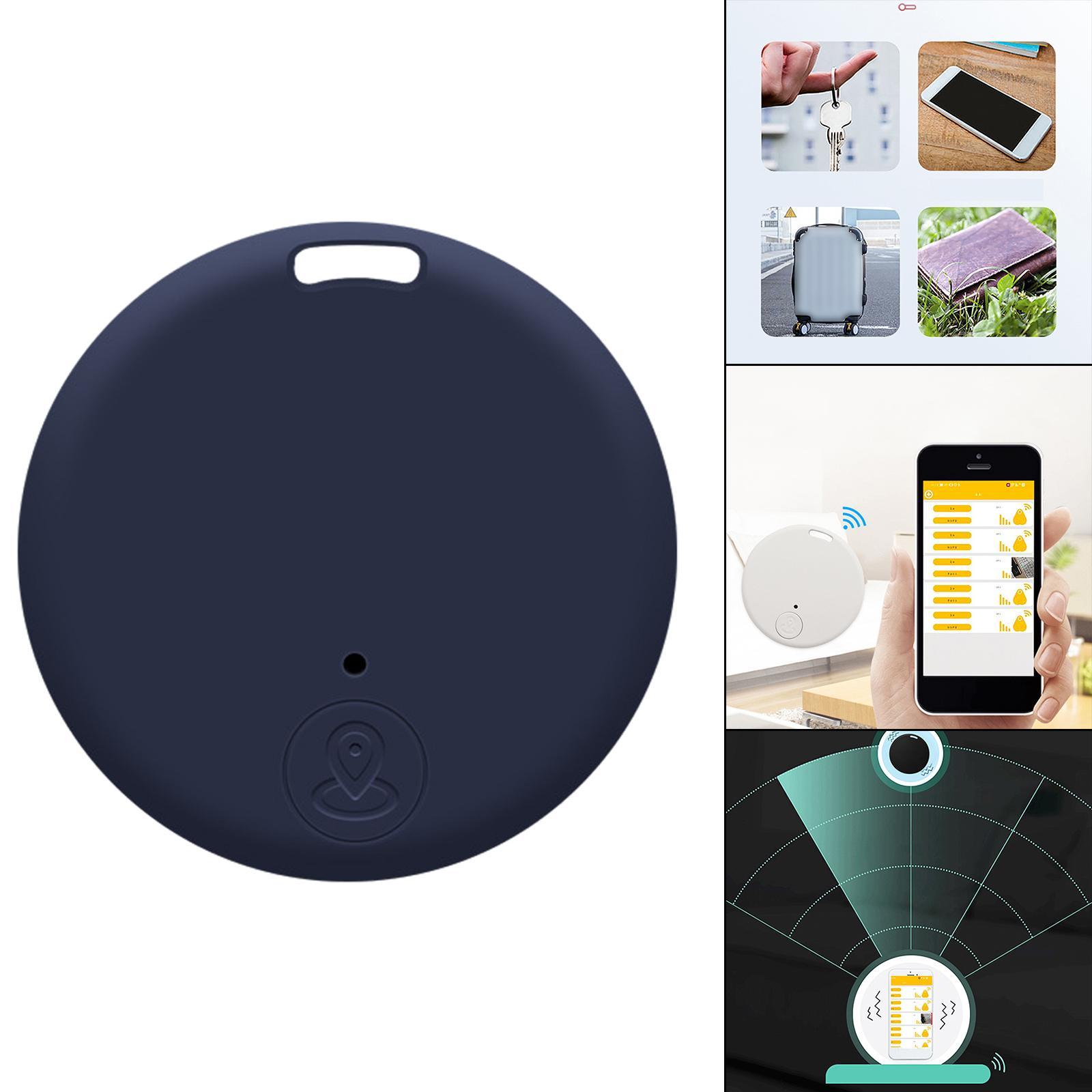 Set of 2 Bluetooth Tracker Locator Device with App Photo Control for Wallet