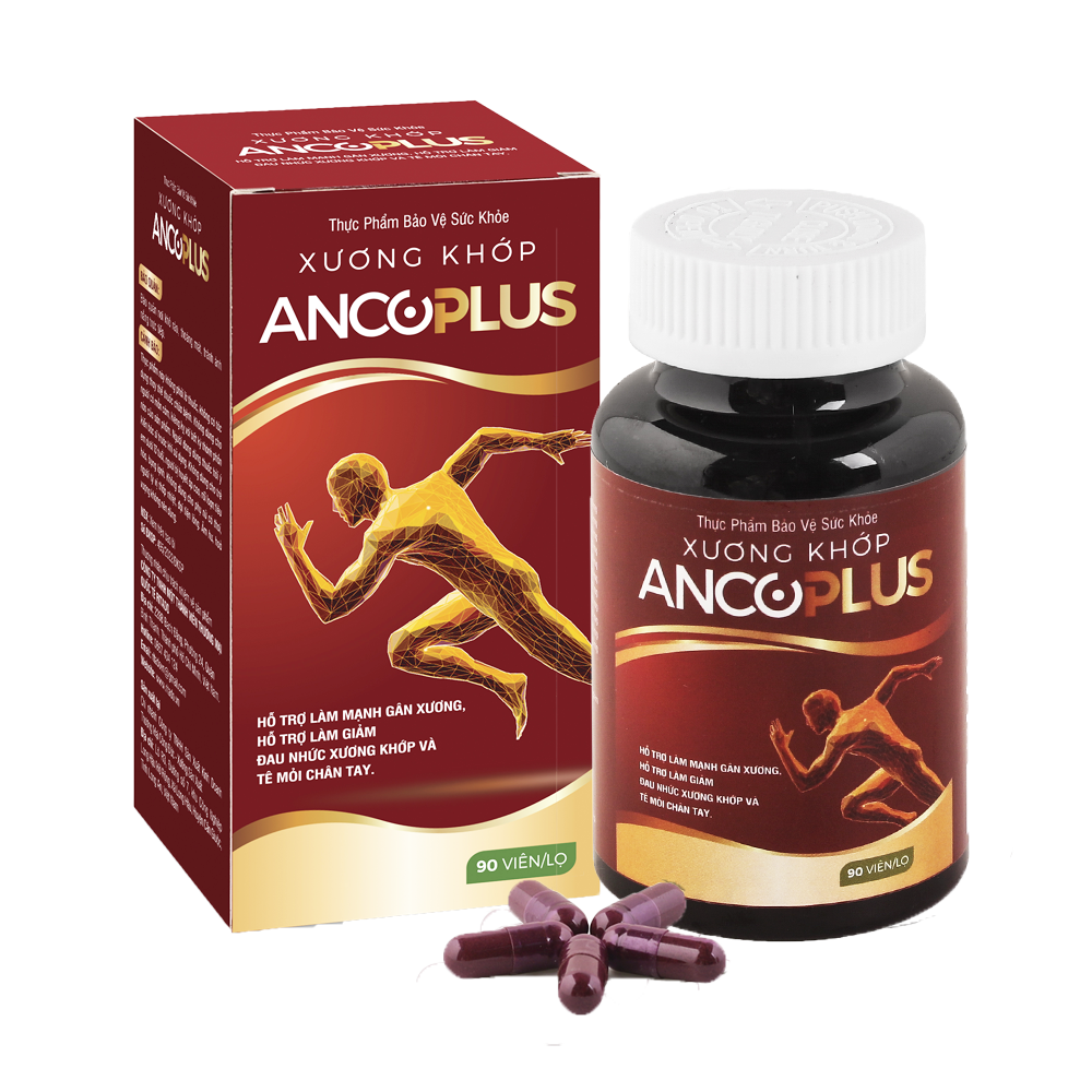 Combo 10 Hộp Thảo Dược Xương Khớp ANCOPLUS Hỗ Trợ Giảm Đau Nhức Xương Khớp Nhanh Chóng