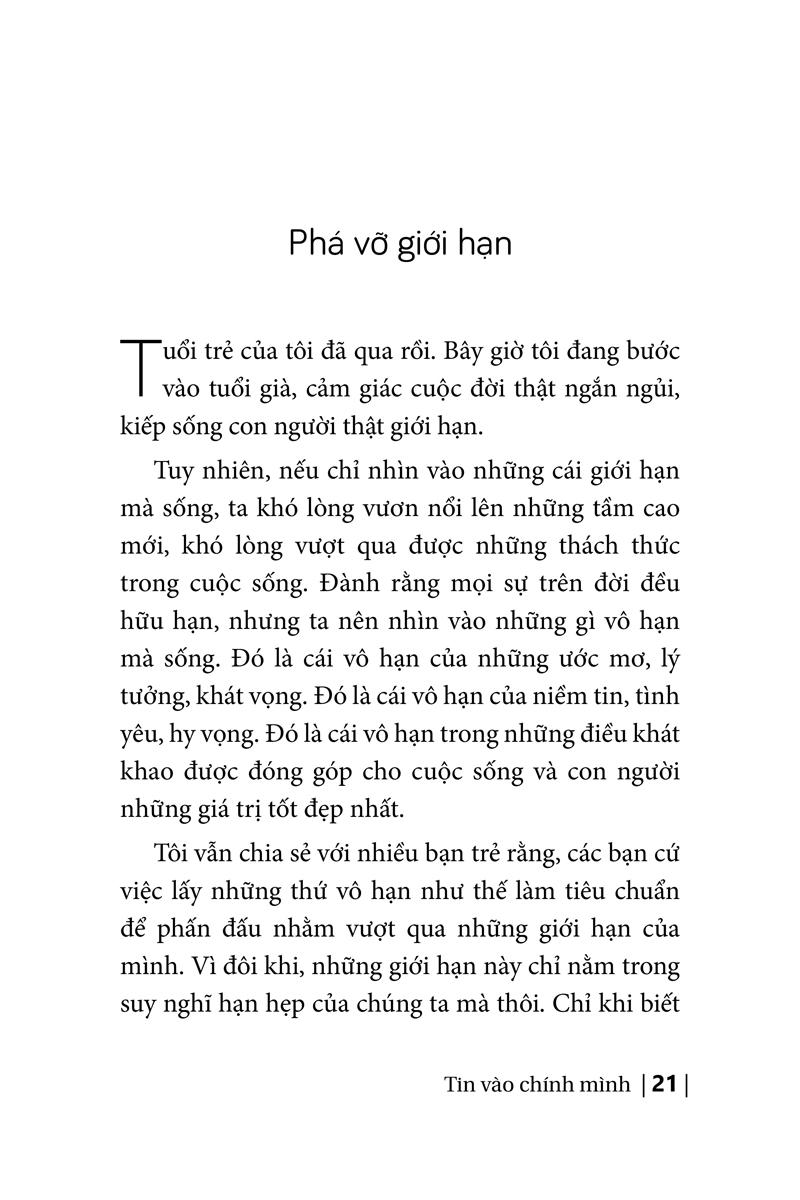 Tin Vào Chính Mình