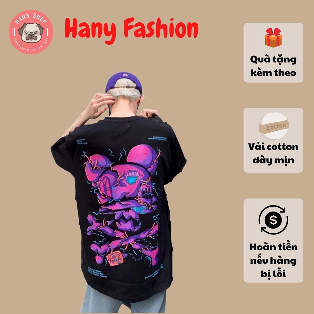 Áo thun tay lỡ unisex Cracken đầy đủ tem cổ tag tay Hany shop
