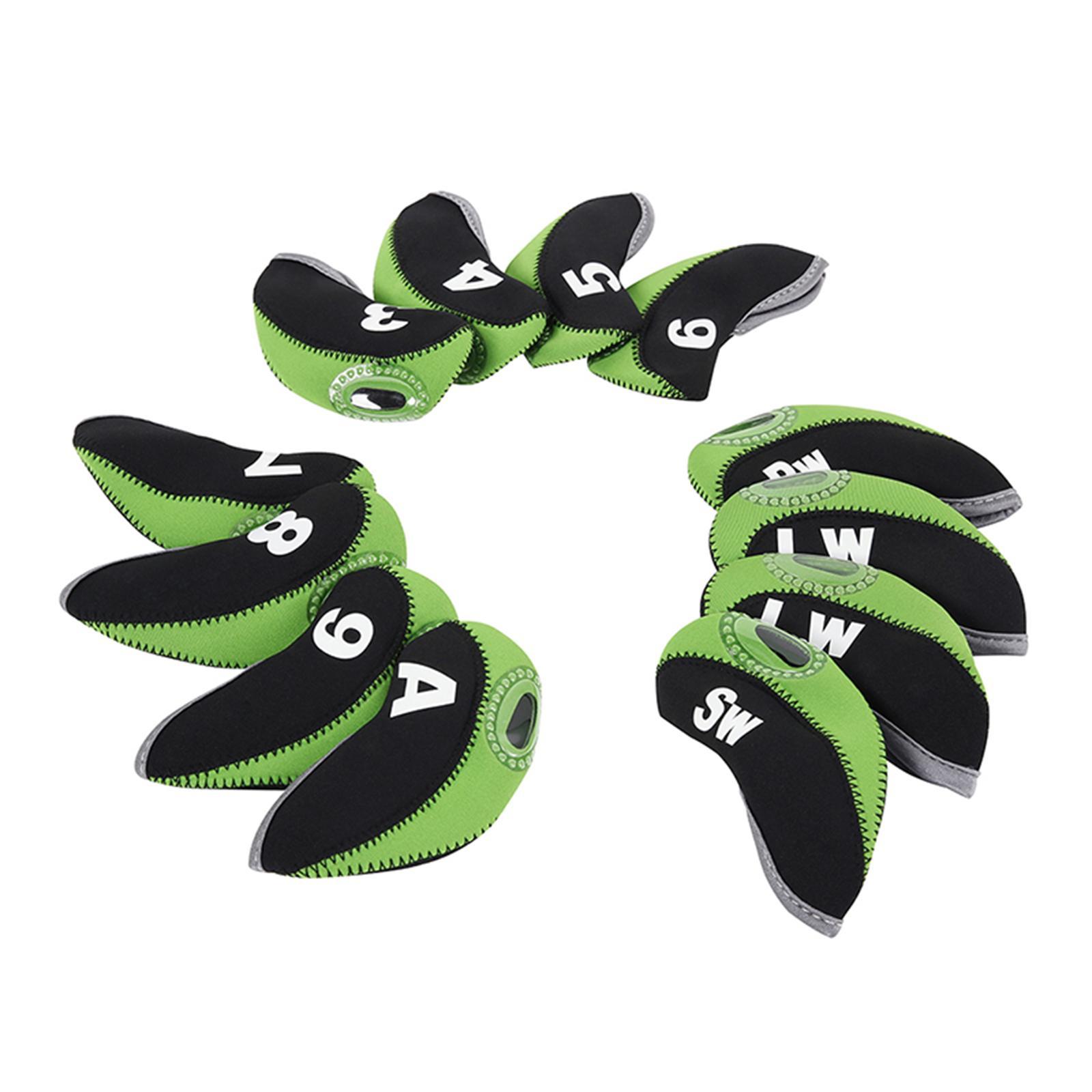 Golf Iron Head Covers Set Golf Wedges Headcovers Protector Guard Golfers