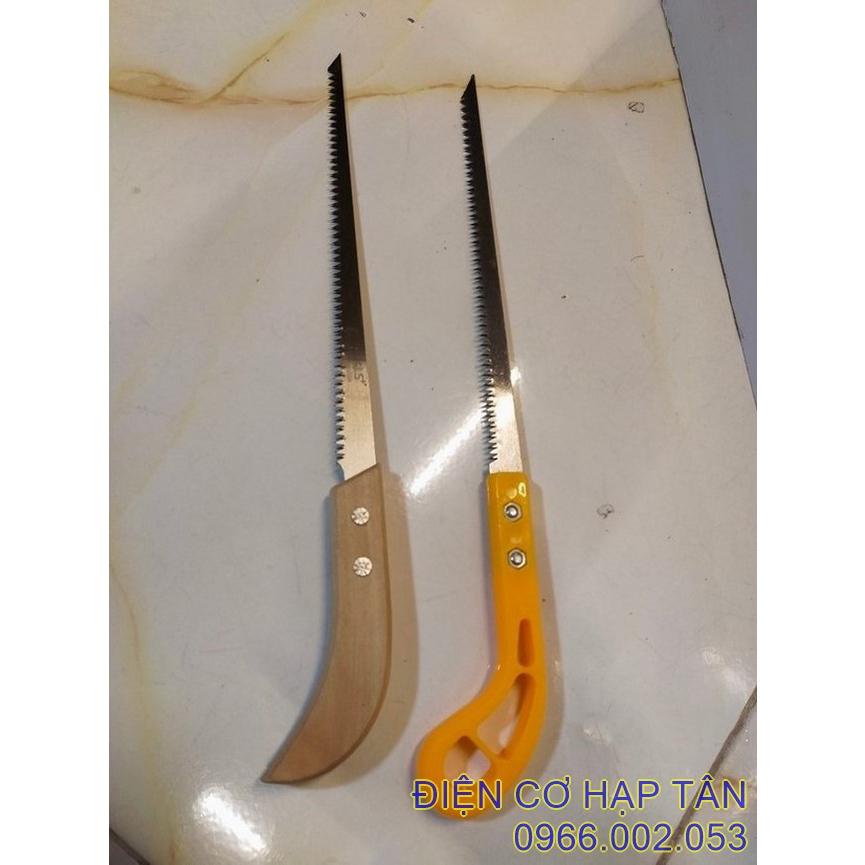 Cưa gỗ cầm tay cán nhựa vàng 225mm, CẮT CÂY MINI CẦM TAY Cưa thạch cao -