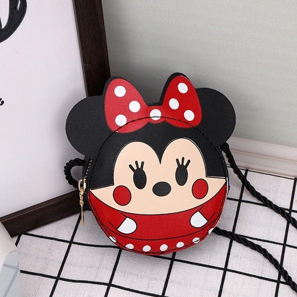 Túi Đeo Chéo Cho Bé Đi Chơi Kích Thước 11*11*4cm Mickey - MInnie