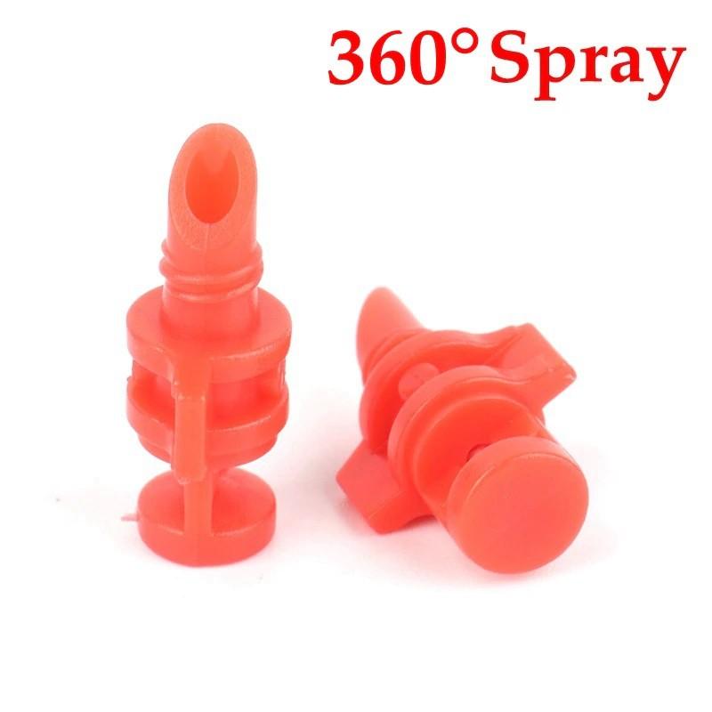 Bộ 50 béc phun mưa tưới xòe 360 độ, 180 độ, 90 độ