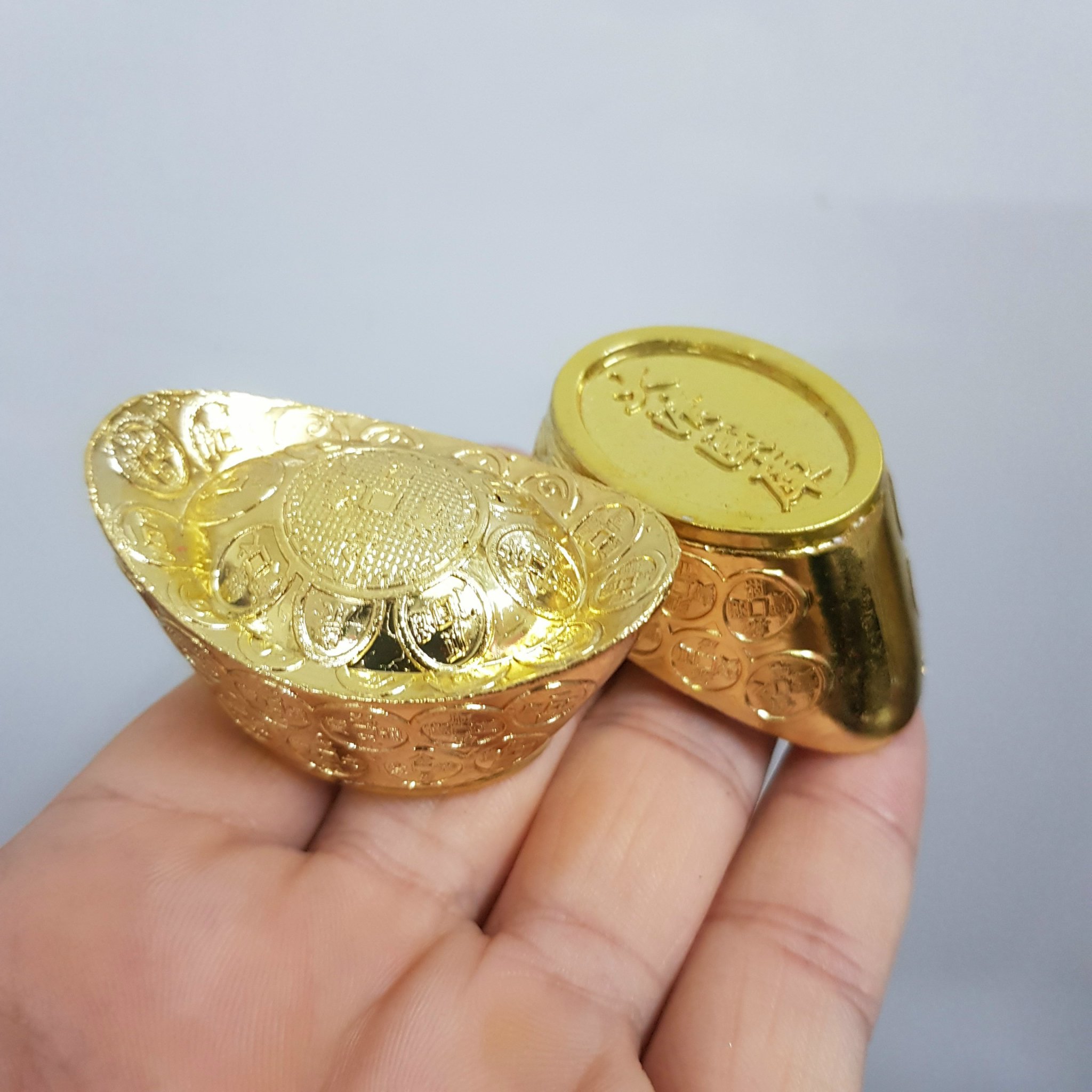 Thỏi vàng bằng đồng vàng kt 5x3cm