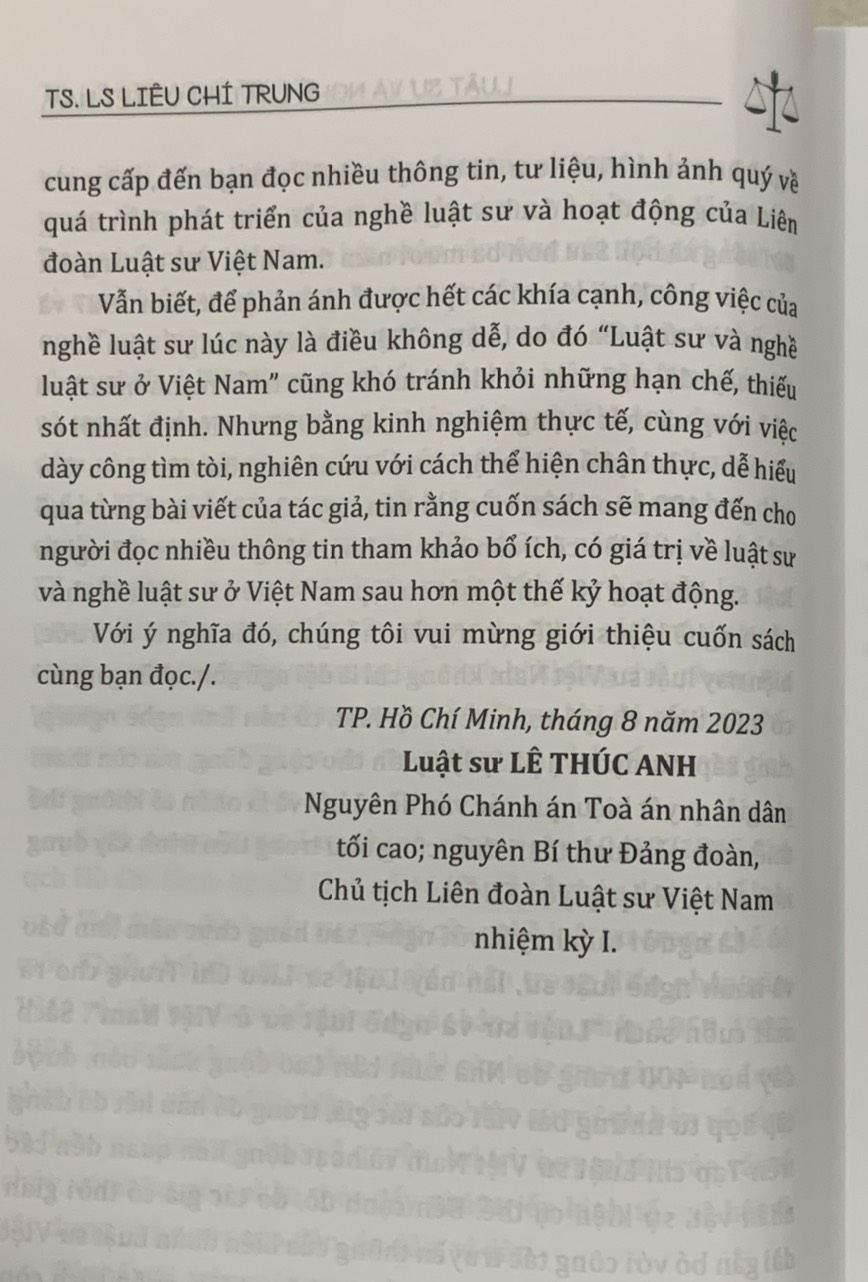 Luật Sư và Nghề Luật Sư Ở Việt Nam