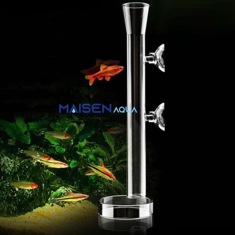 Chén thủy tinh, chén acrylic cho cá tép ăn size 6-8,5cm