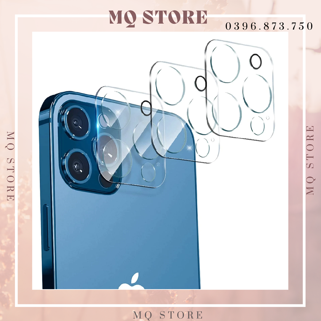 Kính cường lực Camera trong suốt full cụm dành cho iPhone 13,13 Mini, 13 Pro, 13 Pro Max